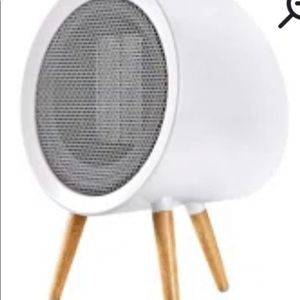 GaiaTop K-116 1000W/110V Personal Heater Tabletop Retro Look ~ White.